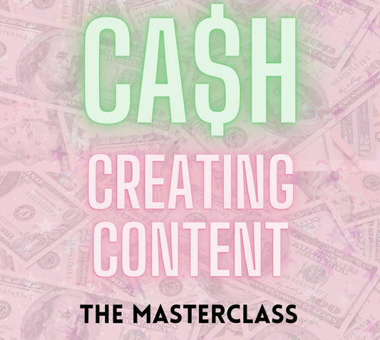 Ca$h Creating Content
